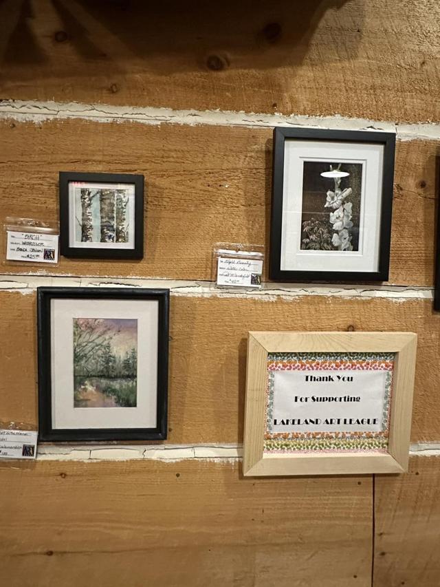 On the walls