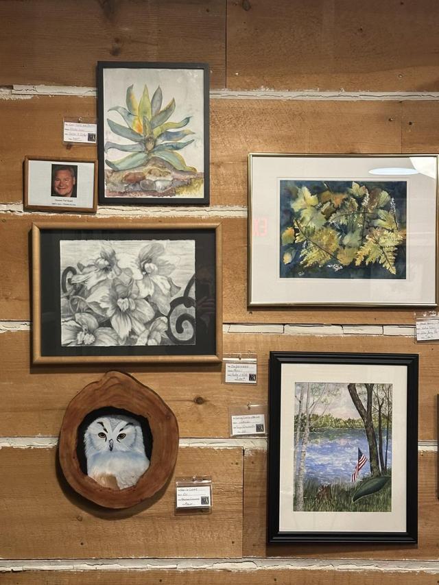 On the walls