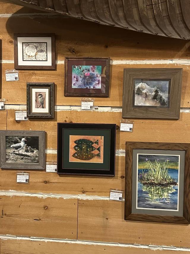 On the walls