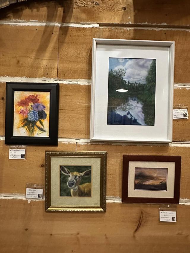 On the walls